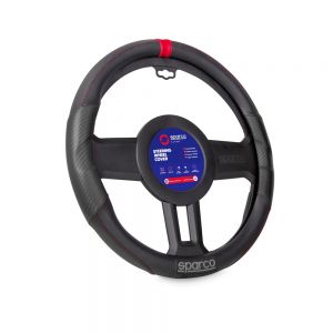 SPARCO CUBRE VOLANTE SPS104BKRD