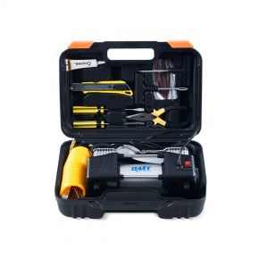 COMPRESOR KIT + KIT REPARADOR DE NEUMATICOS